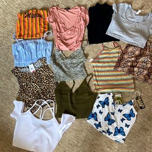 SOLD Crop top bundle